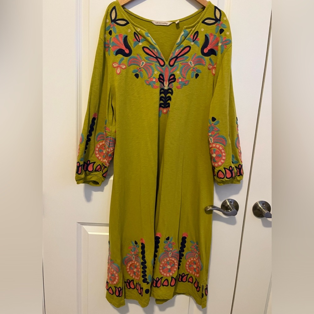 Soft Surroundings Embroidered Dress